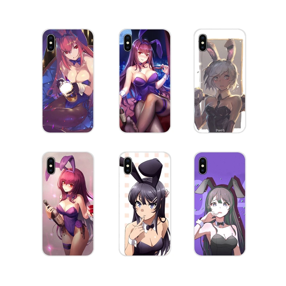 Аксессуары чехлы для телефонов Huawei Y5 Y6 Y7 Y9 Prime Pro GR3 GR5 2017 2018 2019 Y3II Y5II Y6II Bunny girl |