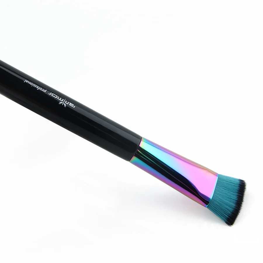 Anmor цветная плоская кисть для нанесения основы Профессиональные кисти макияжа