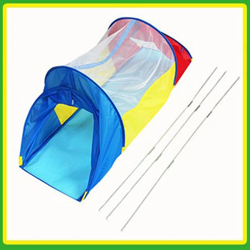 

Children's Three-Color Crawling Arched Tunnel Bottom Thickened Drilling Hole Toys Children's Early Education Toys