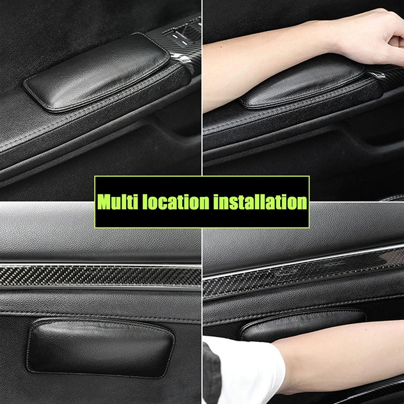 

Leather Knee Pad For Car Interior Pillow Comfortable Elastic Cushion Memory Foam