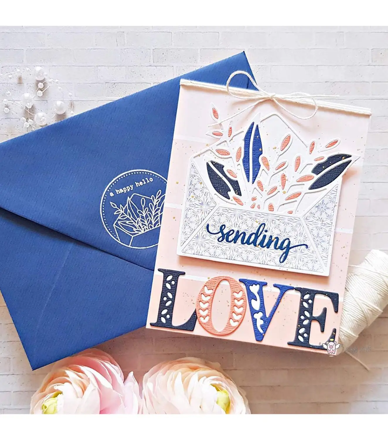 Свинья для рукоделия резки металла штампы высечки пресс форма 26 шт. цветок лист