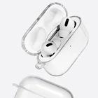 Чехол для Airpods Pro, симпатичный чехол для наушников, прозрачный чехол для Apple rpod, беспроводной силиконовый чехол для Bluetooth airpods, чехол для s airpods pro