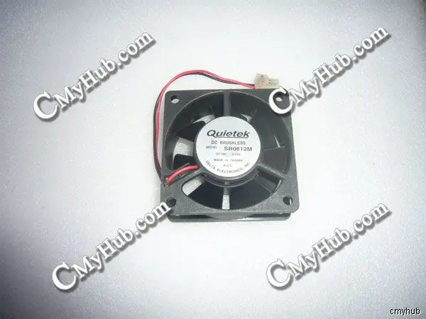 Для Quietek SB0612M R.O.C DC12V 1.20A 6025 6 см 60 мм 60x60x25 2-контактный 2-проводной охлаждающий