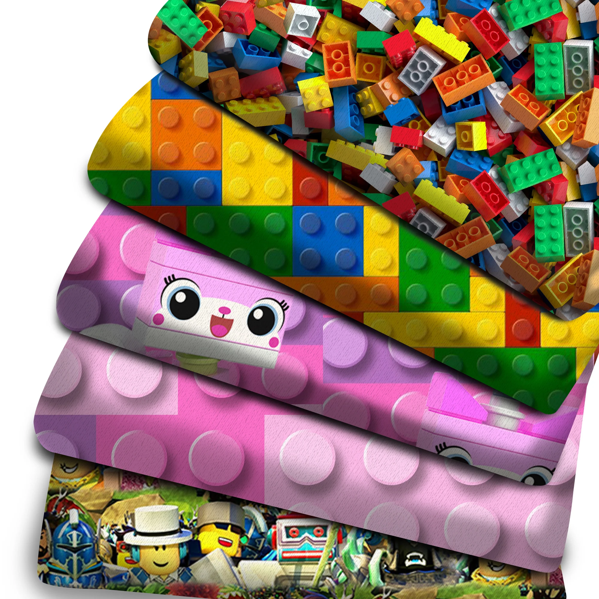 50*145 см мультяшная Лоскутная печатная полиэфирная хлопчатобумажная ткань для