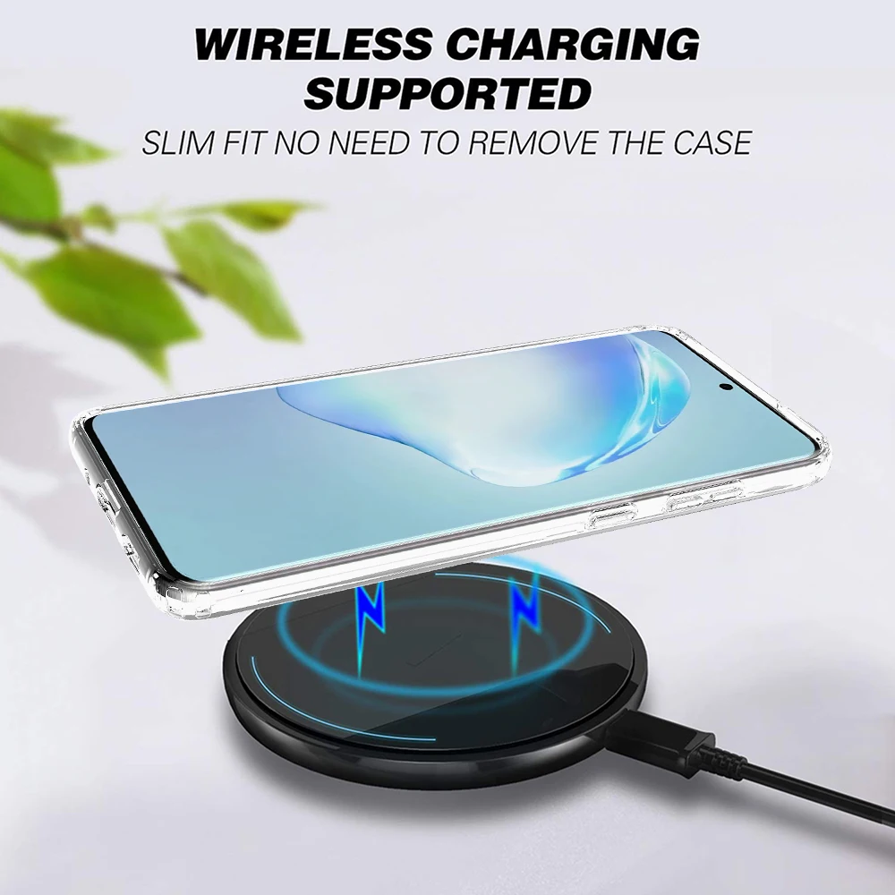 Для samsung Galaxy S20 S20Plus S20Ultra акриловый + ТПУ противоударный прозрачный защитный чехол