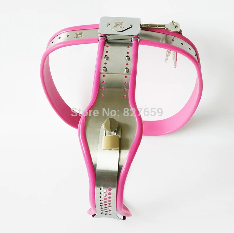 Женский пояс верности Регулируемый Нержавеющая сталь Пояс Enforcer Целомудрие БДСМ