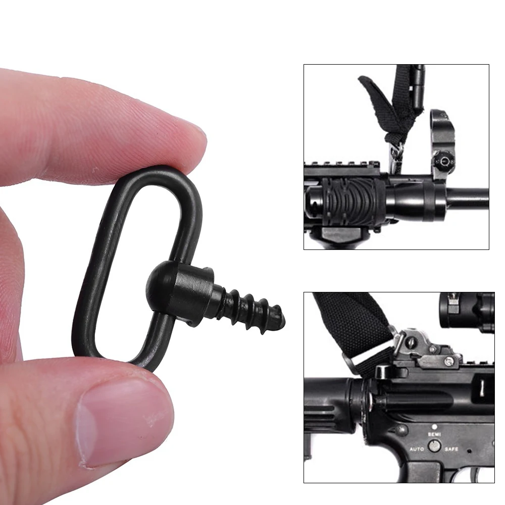 

2 Pcs Tactical QD Sling Swivel Mount Adapter for M-lock Keymod Rail Quick Release Gun Loop Sling Adapter Hunting Accessories
