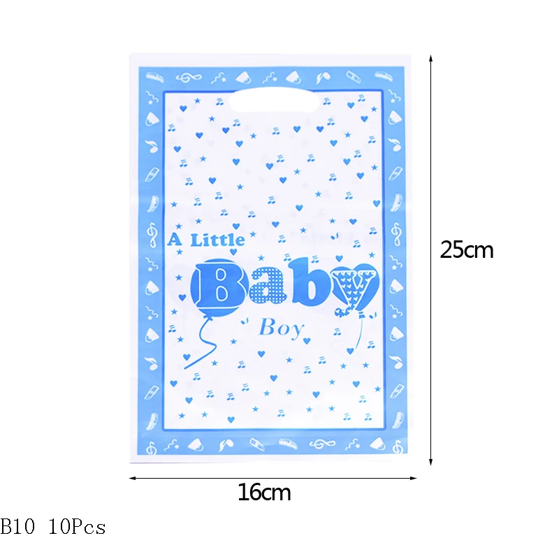 B10 Boy or Girl Baby Shower Disposable Tableware Gender Reveal Cup Plate Napkin Tablecloth Garland Birthday Party Decoration - Color: B10