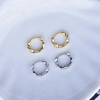 2020 new stylish mobius earring female temperament s925 sterling ring ring earrings buckle