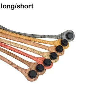 Новая короткая длинная ручка с узором под дерево для Obag, Классическая мини ручка из искусственной кожи для O-Bag, женская сумка через плечо