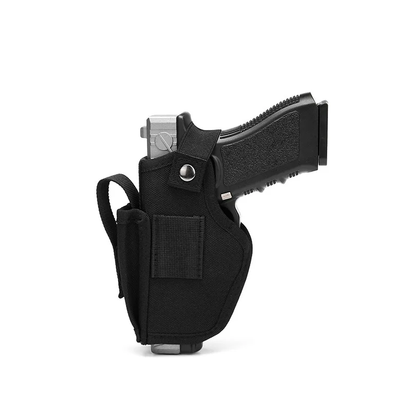 

Tactical Waist Belt Holster Right Left Handed Cuttable Glock Colt 1911 Beretta M9 P226 Pistol Case Magazine Flashlight Pouch