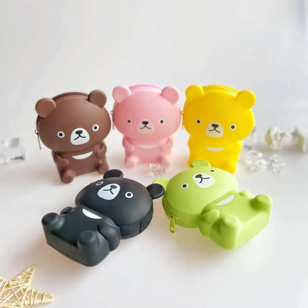 Модный кошелек для монет маленький женщин и девочек мягкая силиконовая Сумочка