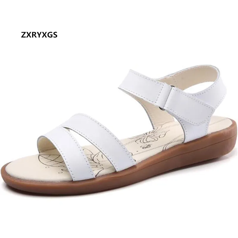 2021 новые летние туфли лодочки из натуральной кожи сандалии открытые удобные