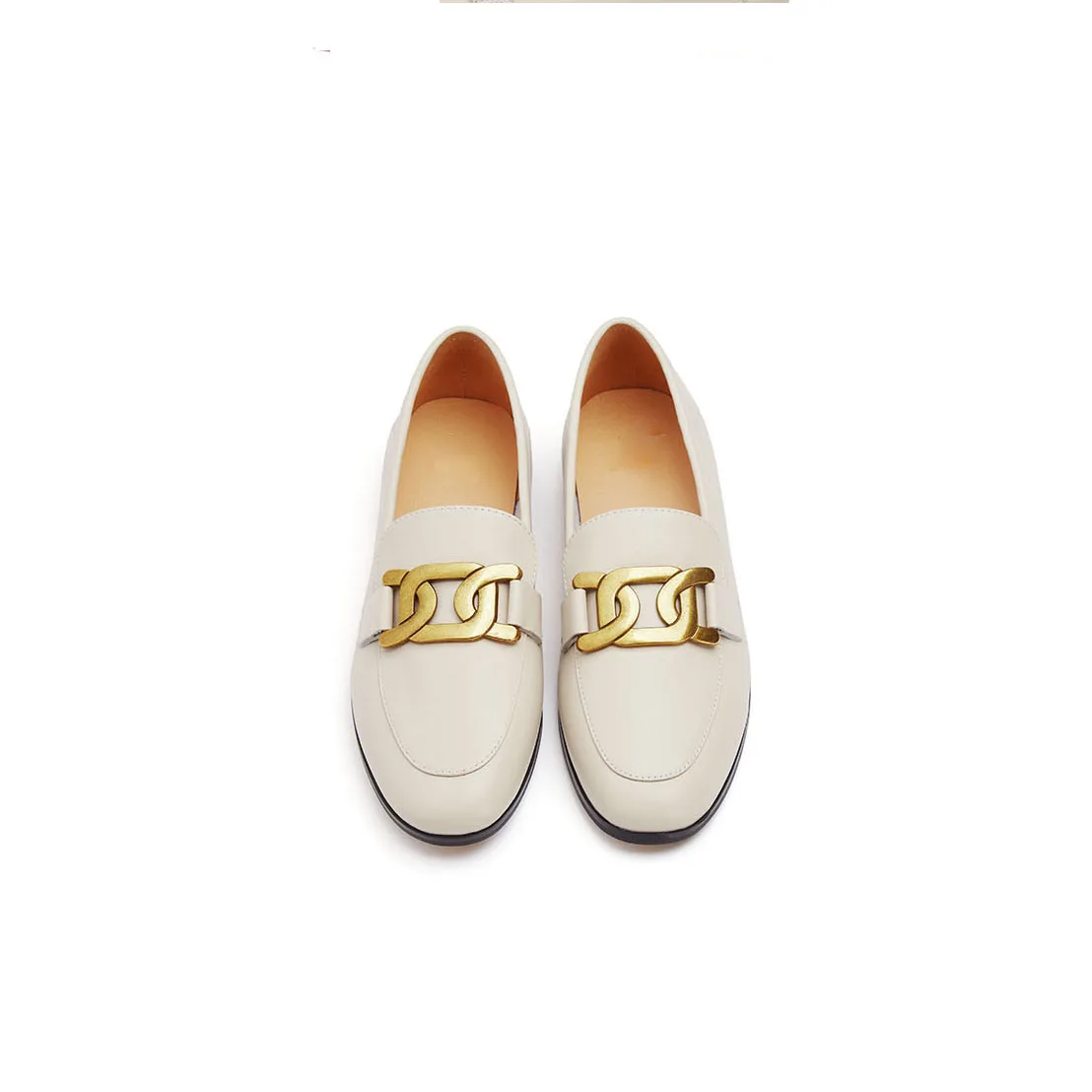 

Туфли женские на низком каблуке, роскошные брендовые, кожаные, дышащие, универсальные, обувь на плоской подошве