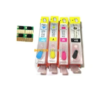 wholesale for hp655 bk c m y cartridges for hp deskjet 3525 4615 4625 5525 6525 refillable ink cartridge with chips 4pcs