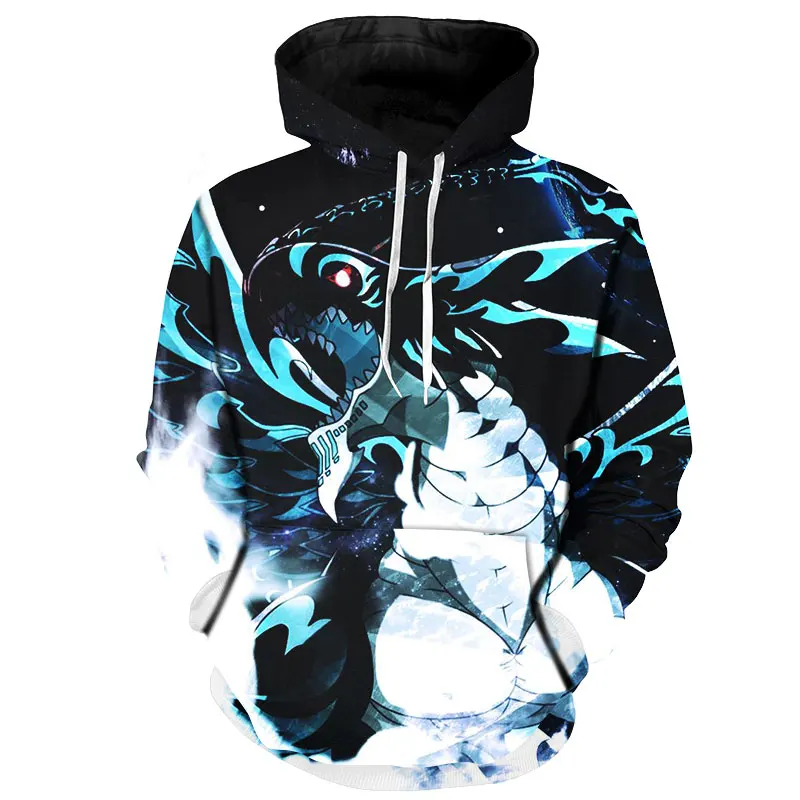 

Cloudstyle 2021 Anime Pullover Clothing Men Hoodie Pullovers Fairy Tail Acnologia 3D Print Men's sweatshirt Men Hoodie Pullovers