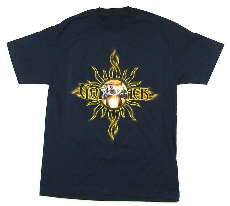 Godsmack Summer Tour 2001 темно синяя футболка новая группа Merch M Xl 2Xl 18Xl футболка| |
