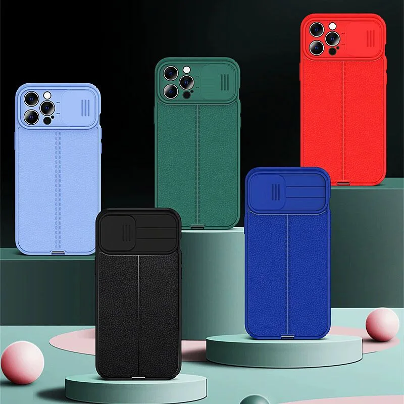

Push Window Phone Case For IPhone 13 12 11 Pro Max Cover For IPhone 11 7 8 Plus SE 2020 X XR XS Max leather Soft Silicone Fundas