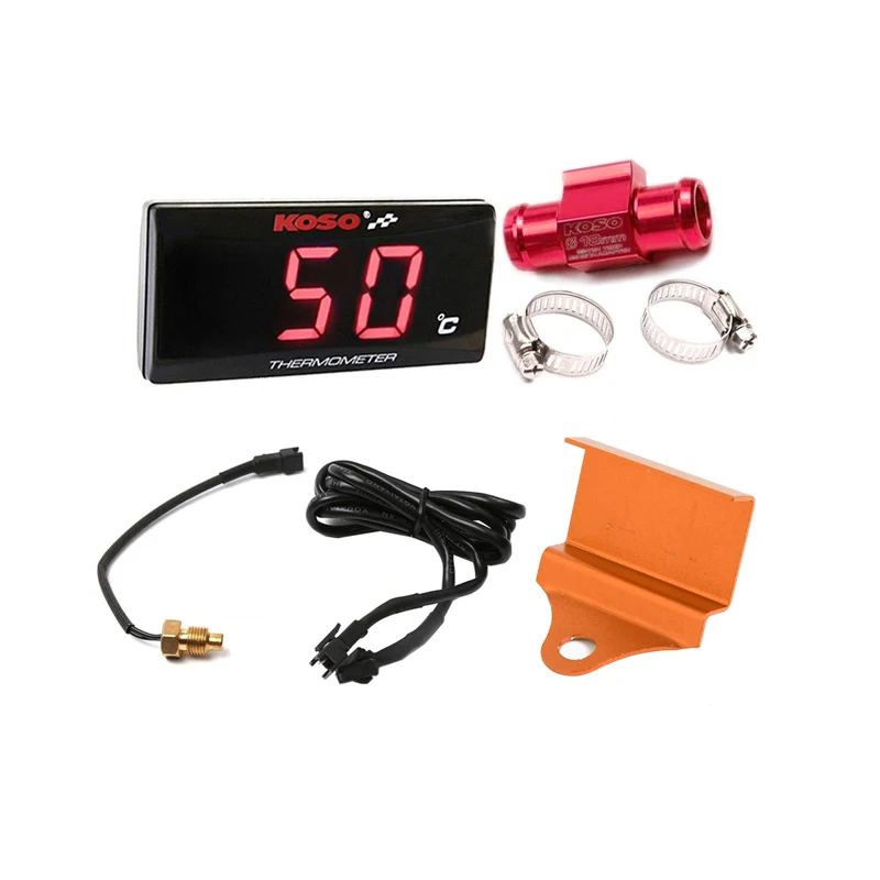 Универсальный мотоциклетный термометр Температура воды цифровой дисплей