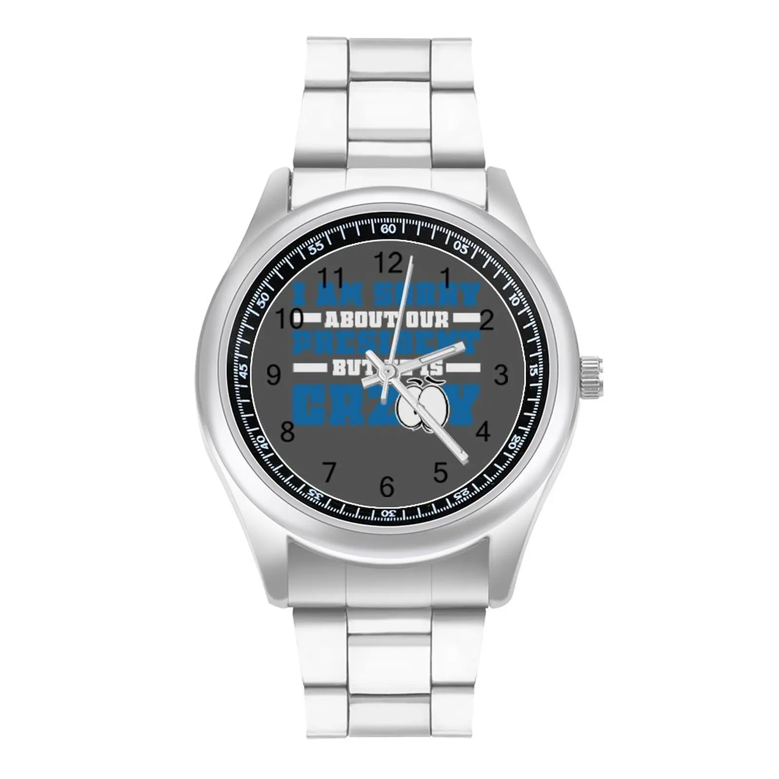 

Donald Trump Quartz Watch Stainless Design Wrist Watch Men Home Elastic High Quality Wristwatch