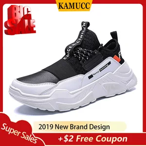 Мужские Нескользящие кроссовки на шнуровке, удобные повседневные сетчатые кроссовки, дышащая Уличная обувь для прогулок, новинка 2019