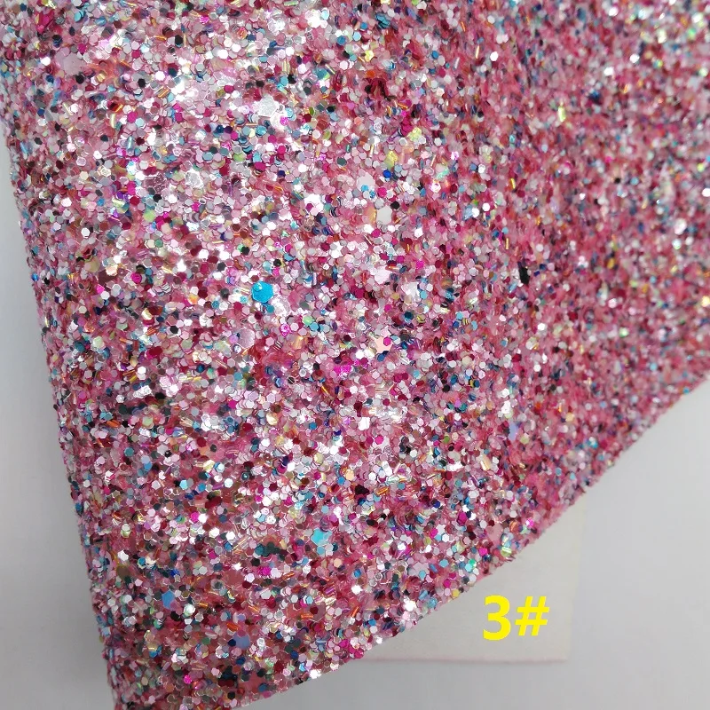 Розовая блестящая ткань леопардовая из искусственной кожи листы замши и для