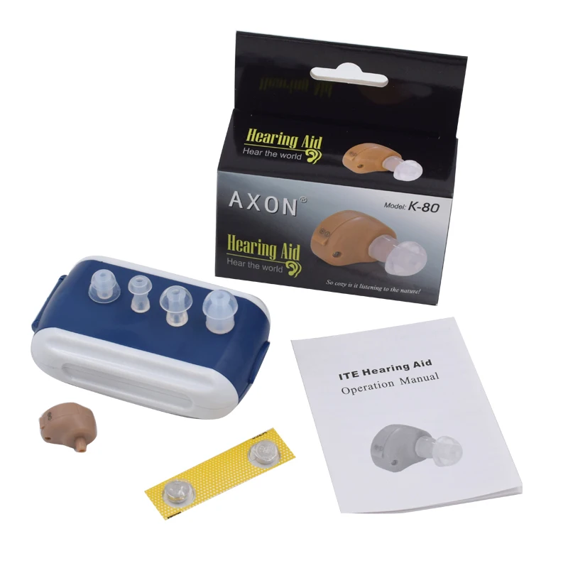 Мини K 80 слуховой аппарат Портативный In ear Усиление звука цифровой Best Невидимый