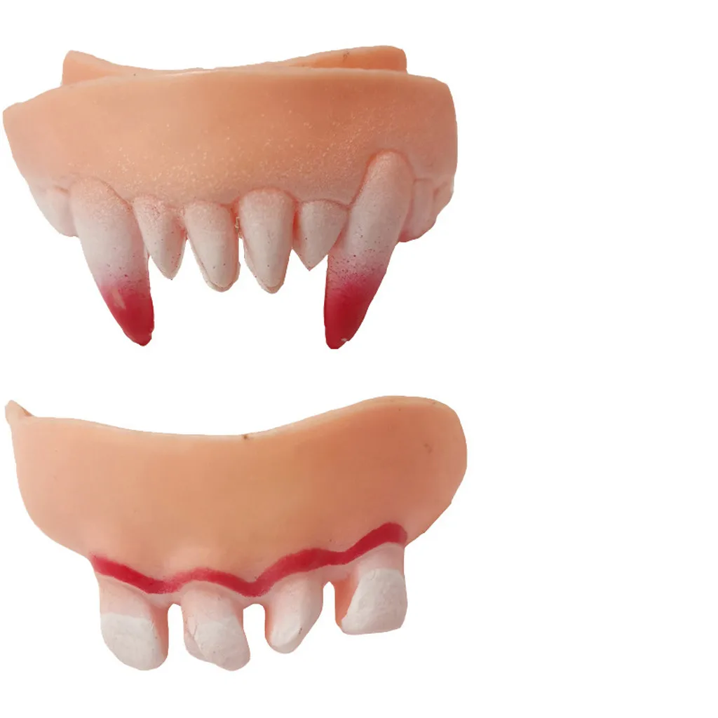 10 шт. ненастоящие зубы 1519 наряд для каникулы на Хэллоуин Вечеринка смешной кляп