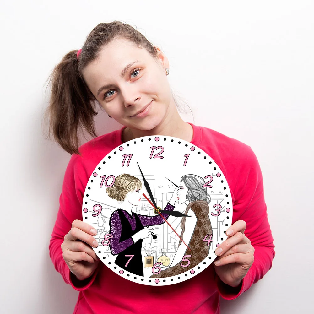 Современные настенные часы It's Lash Clock для макияжа и наращивания ресниц
