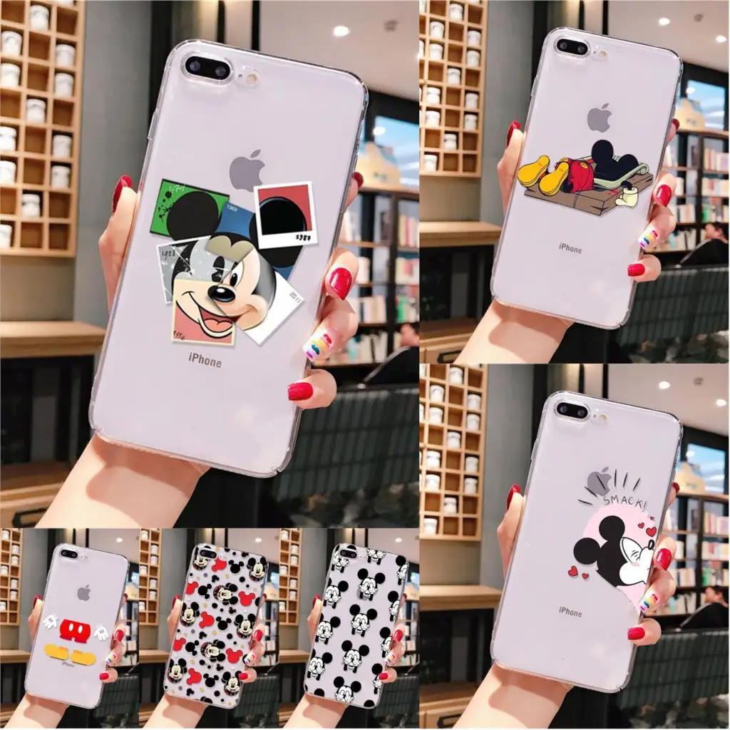 Yinuoda Micky house Мягкий ТПУ силиконовый цветной чехол для телефона iPhone 8 7 6 6S Plus X XS max 10 5