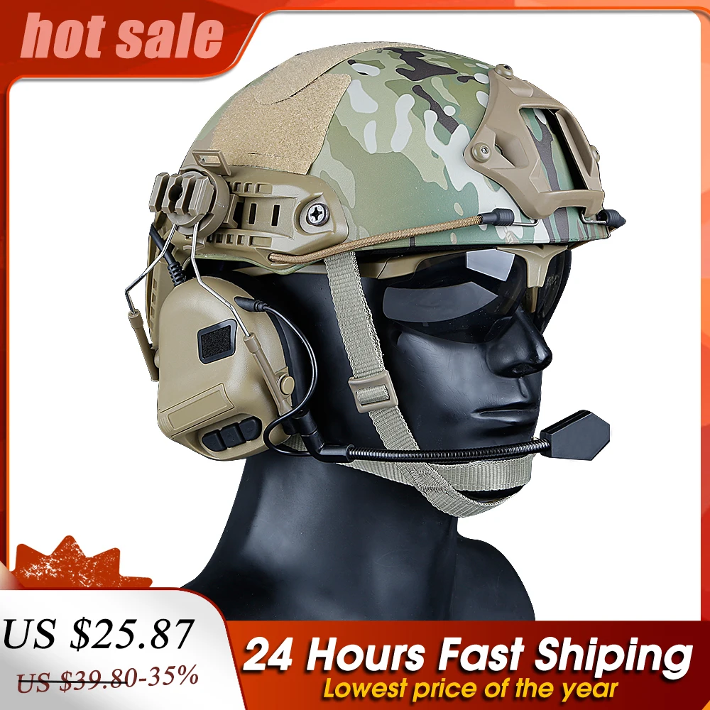 

Высококачественная тактическая гарнитура пятого поколения для стрельбы, военный шлем, гарнитура, гарнитура для воздушного пейнтбола, игро...