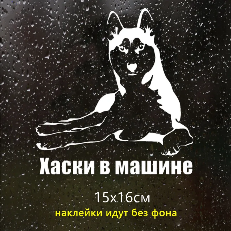 

Car Sticker Vinyl Auto Accessories Car Window Car Styling Decal PVC 16cmx15cm Cover Scratches Waterproof Husky