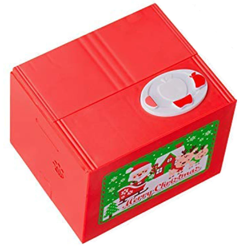 Акция-Рождественский подарок копилка для детей монета банка Санта день рождения