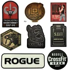 3D игра ПВХ нашивка для косплея фитнес CrossfitRogue511 100 баллов значок технические тактические Резиновые Патчи экологически чистые