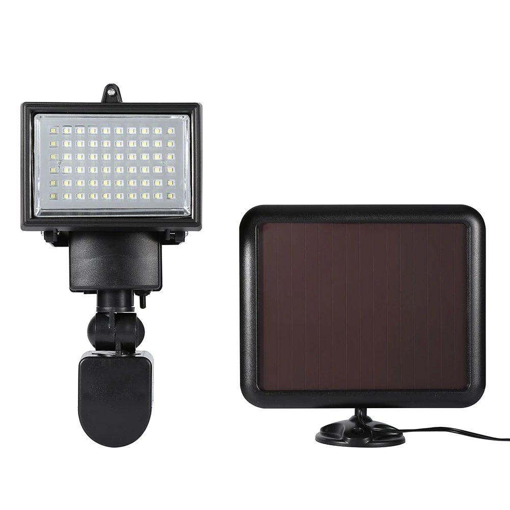 

60 SMD LED Solar Powered Motion Sensor Security Light Flood Lamp Garden Solar Infrared Human Body Sensor Light 60LED