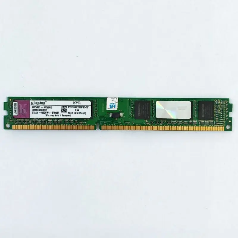Оперативная память Kingston ddr3 4 Гб 1333 МГц ОЗУ S KVR1333D3N9/4G ГБ DDR3 для настольного