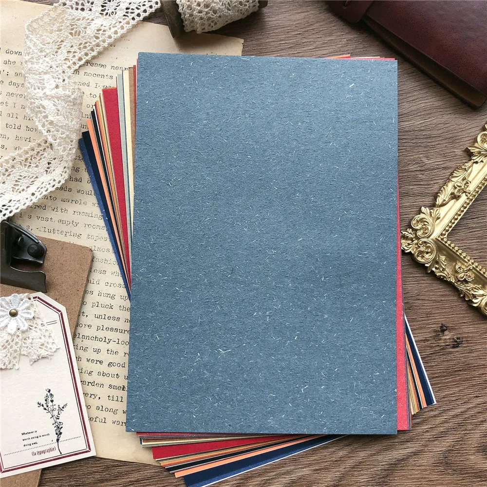 50 листов Ретро Цветочный материал бумага декоративный Журнал альбом-ежедневник