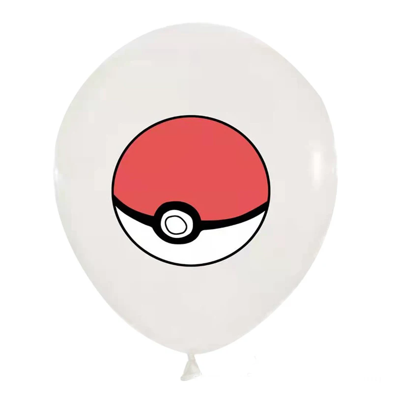 New10/20pcs Pokemon theme Pikachu Little Fire Dragon Jenny Turtle Cartoon Latex Balloon Children's birthday party decor balloons | Дом и