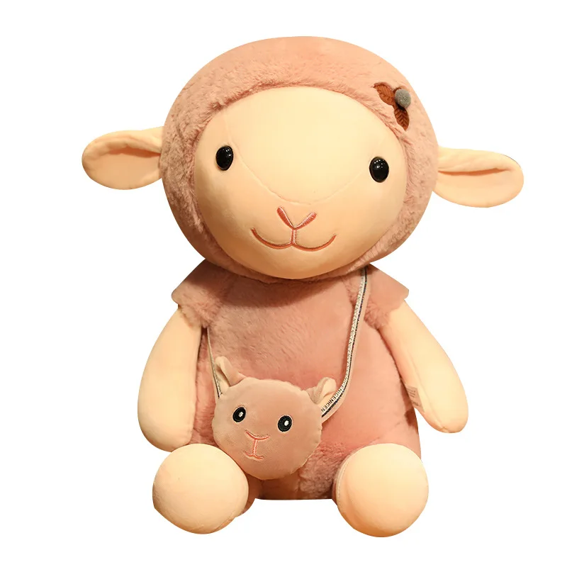 

35/48CM Cute Alpaca Plush Toys Cartoon Animal Sheep Stuffed Baby Appease Playmate Doll 3 Color Kids Birthday Gifts New Arrivals