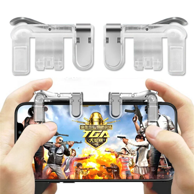 Игровой триггер для мобильного телефона 2 шт. контроллер стрельбы L1R1 PUBG Knives Out Rules