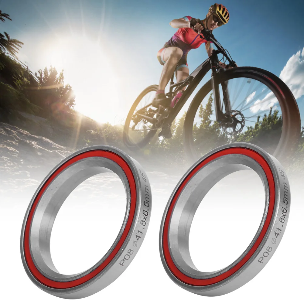 

2PCS 41.8MM Bicycle General Headset Repair Bearings Heavy Duty Mountain Bicycle Bike Double Sealed Bearing Headset