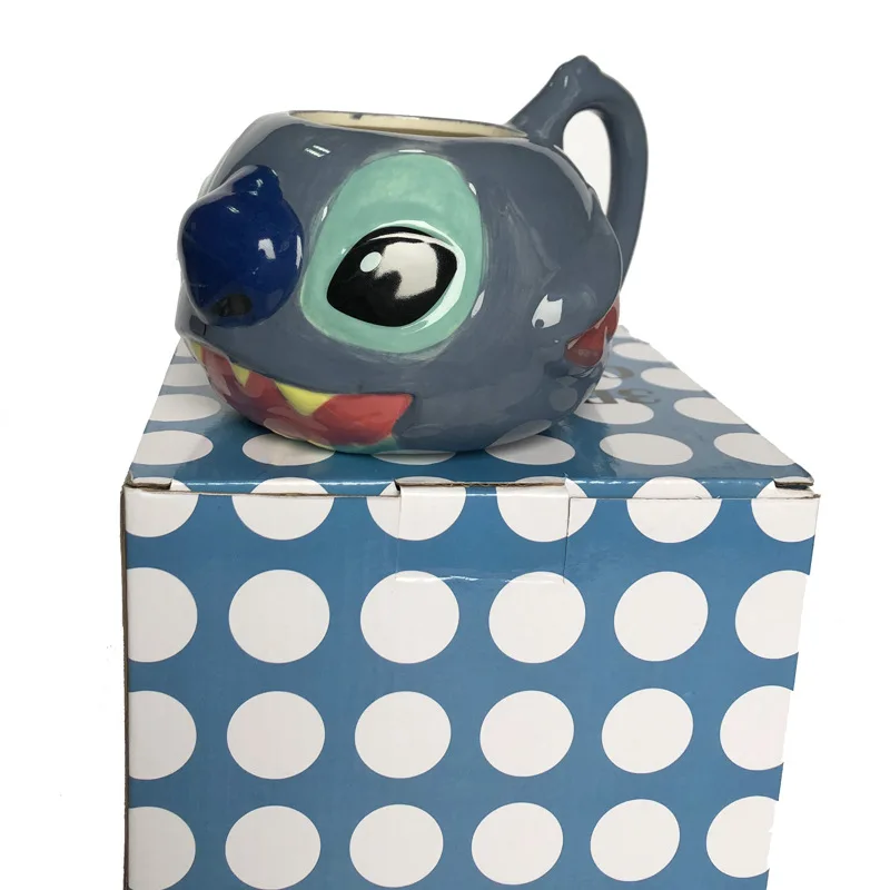 

New Cartoon Ceramic Mug 3D Three-dimensional Modeling Breakfast Milk Drinking Cup Office Coffee Cup Children's Birthday Gift