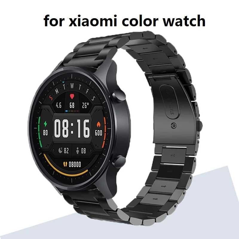Браслет из нержавеющей стали для XIAOMI mi watch цветной металлический Смарт браслет