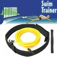 swim training belts swim bungee resistance bands adjustable elastic belts tether stationary safety swim harness swimming cords