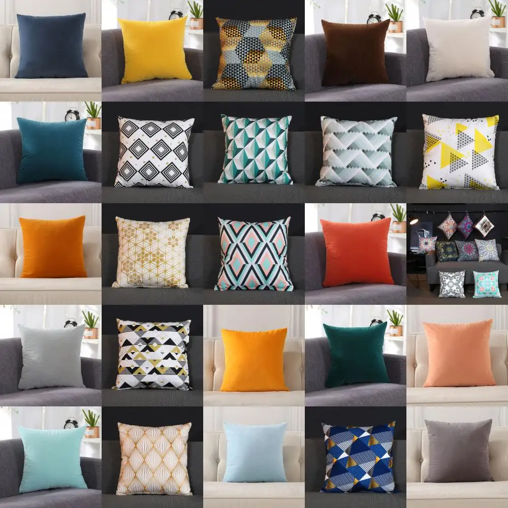 

Nordic Pillow Case Sofa Pillowcase Cushion Cover Office Back Cushion Plush Pillow Cover Pillows for Living Room Sofa Chair Seat