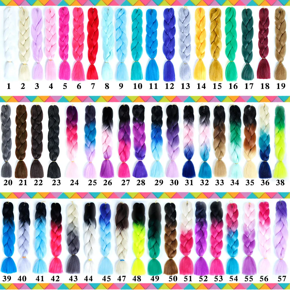 AILIADE африканские косички из вискозы Длинные Омбре Джамбо синтетические плетеные