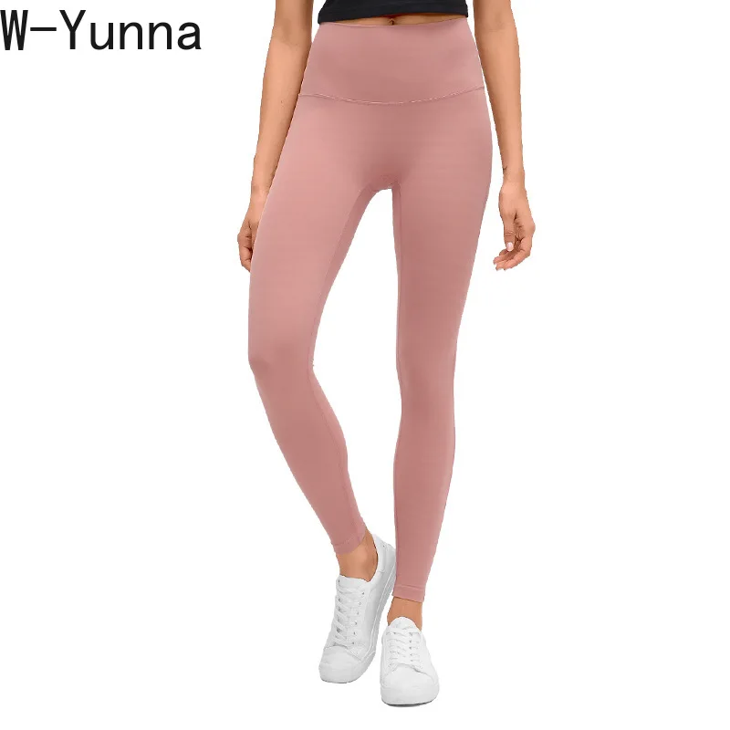 W-Yunna новые Жаккардовые Бесшовные штаны для йоги из матовой ткани без стесняющей