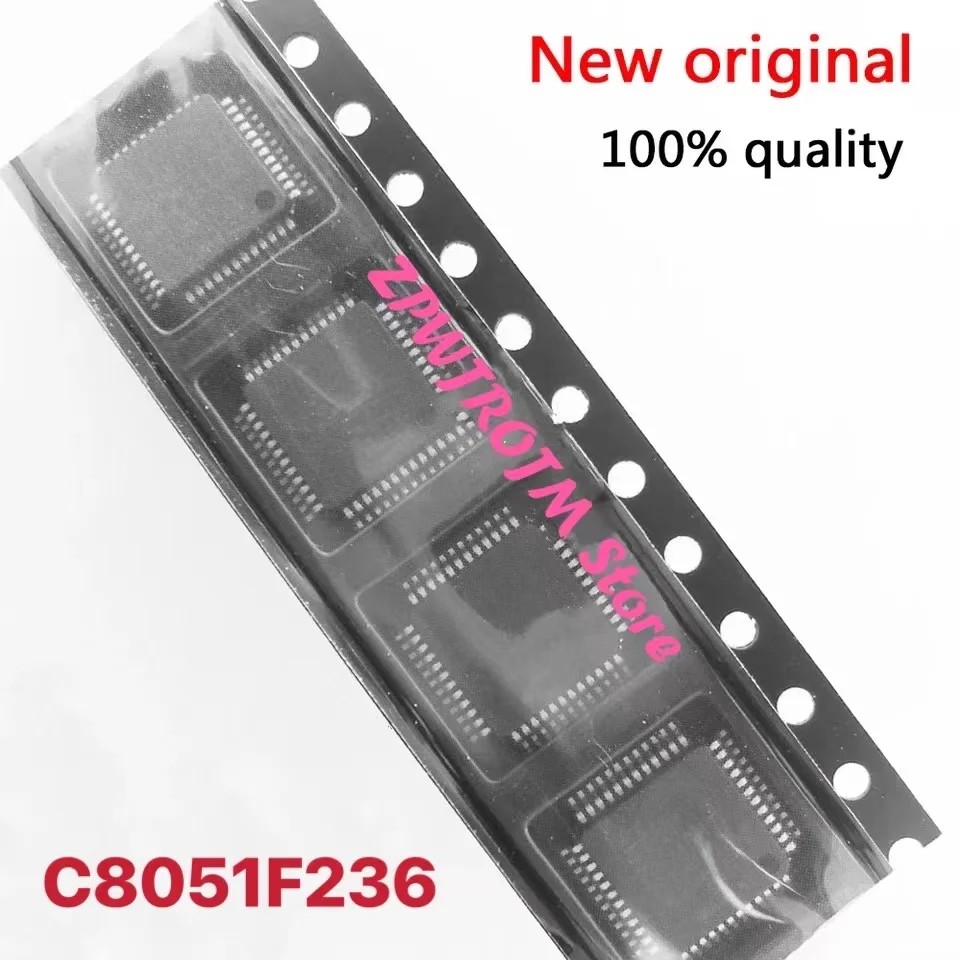 5-10 Uds. C8051F236 C8051F236-GQ, QFP-48-0