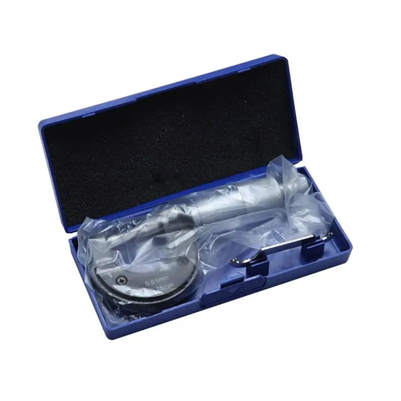 

Outside Micrometer Caliper 0-25mm/0.01mm Accuracy Precision Gauge Vernier Caliper Measuring Tools Micrometer Gauging Tools