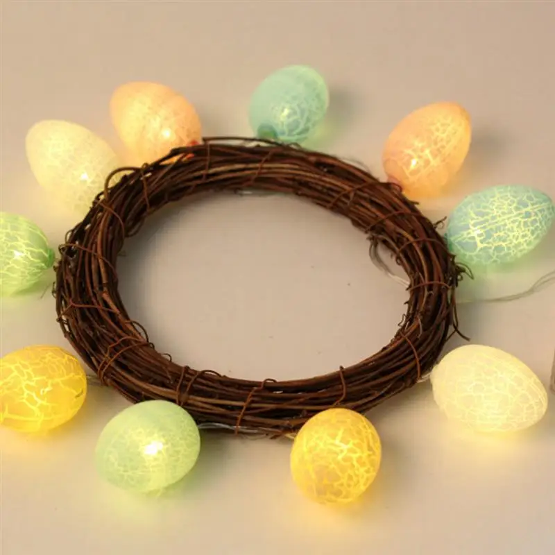 1 65 м Пасхальная яичная нить светильник 10 светодиодов струнная лампа праздничное